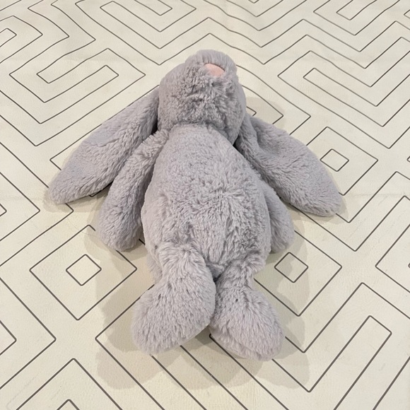 Jellycat Grey Bashful Bunny Stuffed Animal - Picture 2 of 7